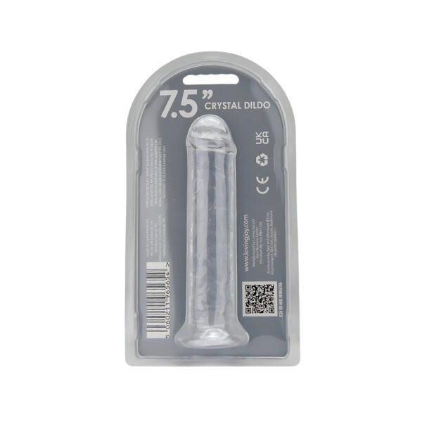 Loving Joy 7.5 Inch Suction Cup Dildo Clear - Image 8