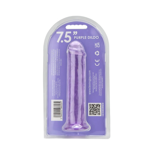 Loving Joy 7.5 Inch Suction Cup Dildo Purple - Image 8