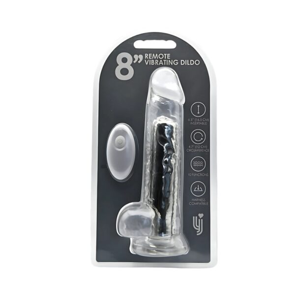 Loving Joy 8 Inch Remote Vibrating Dildo - Image 10