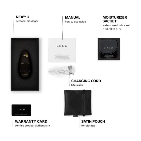 LELO Nea 3 Clitoral Massager Black - Image 9