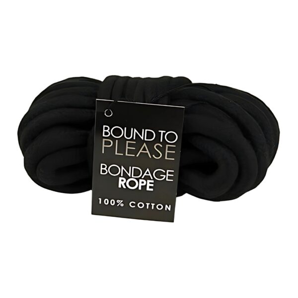 Bound to Please Bondage Rope Black - Image 3