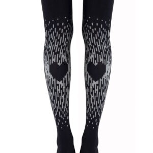 Zohara "Spread The Love" Grey Print Tights