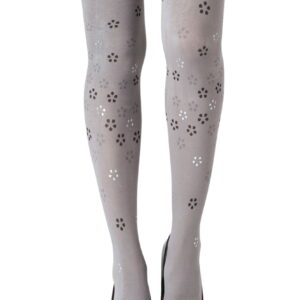 Zohara "Cherry Blossom Girl" Grey Tights
