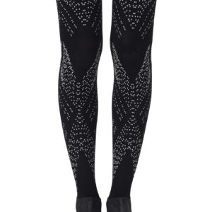 Zohara "You're My Darling Angle" Black Tights