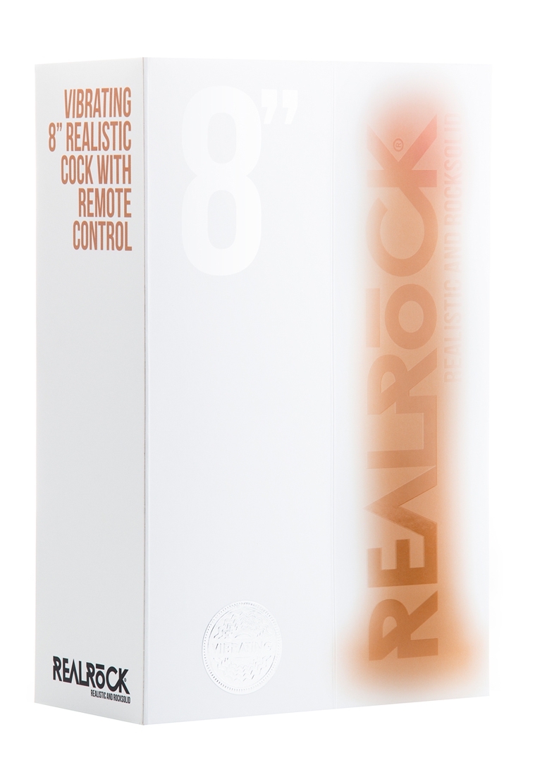 Real Rock – Vibrating Realistic Cock 8 inches – Skin