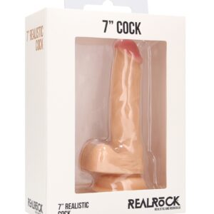 Real Rock Skin - Realistic Cock 7" With Scrotum