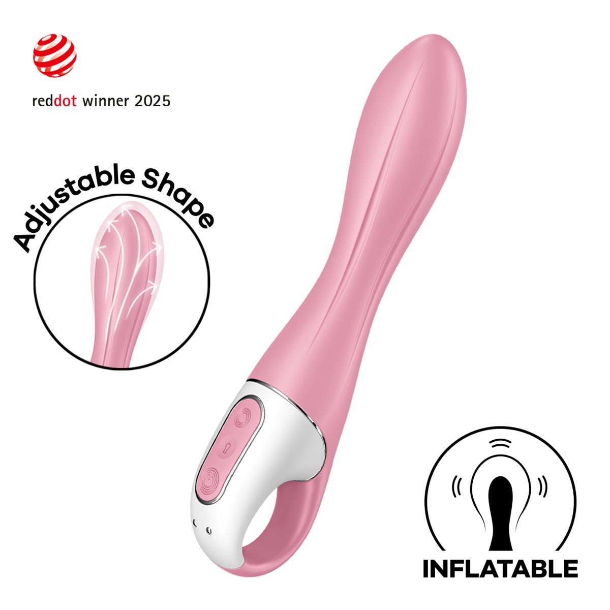 Satisfyer Air Pump Vibrator 2 – Light Red