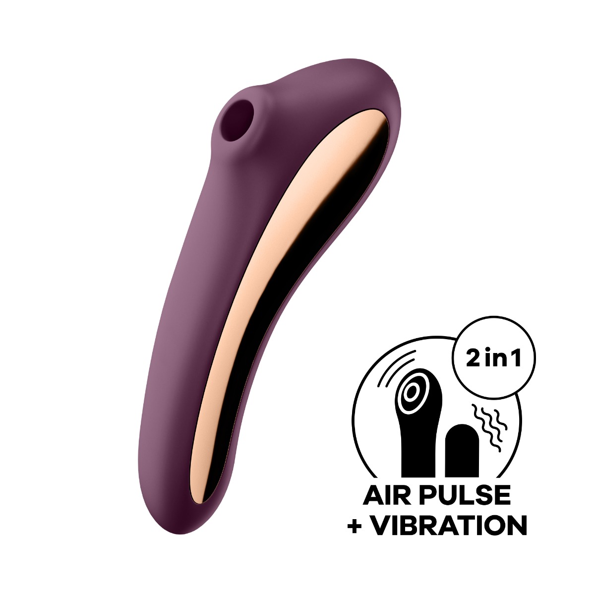 Satisfyer Dual Kiss – Burgundy