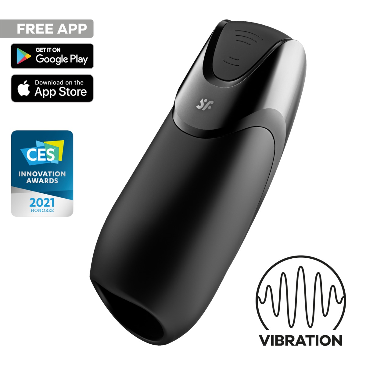 Satisfyer Men Vibration+ – Black