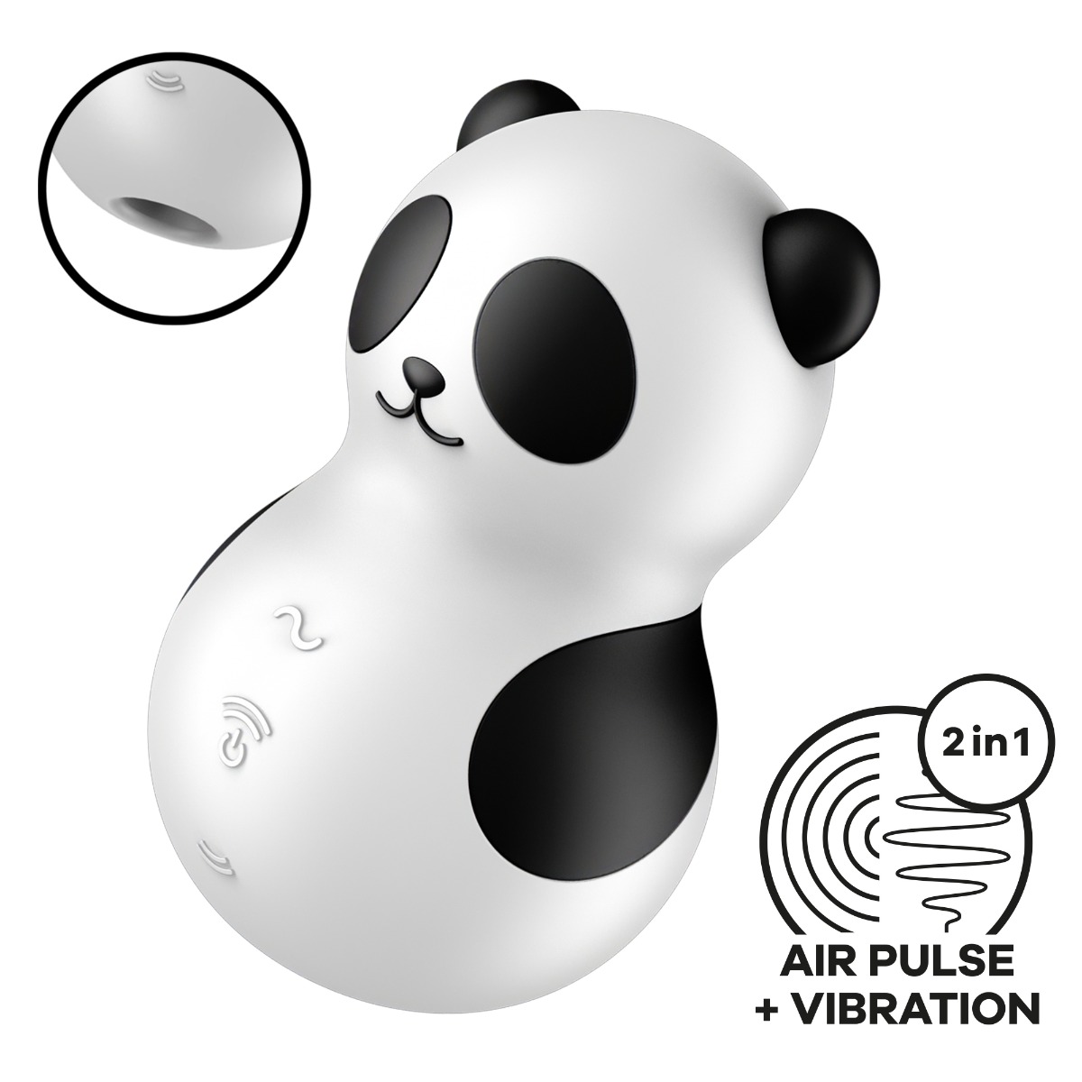 Satisfyer Pocket Panda – White