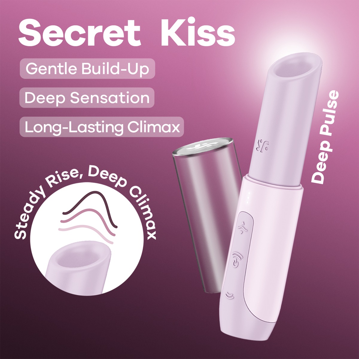 Satisfyer Secret Kiss – Blush Pink