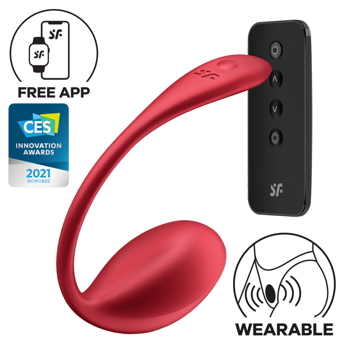 Satisfyer Shiny Petal – Red
