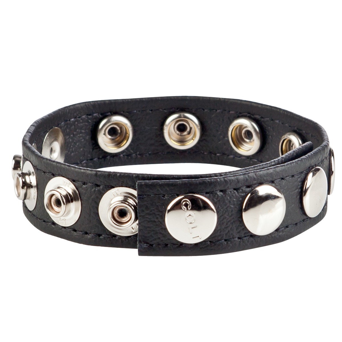 COLT 8 Snap Fastener Leather Strap
