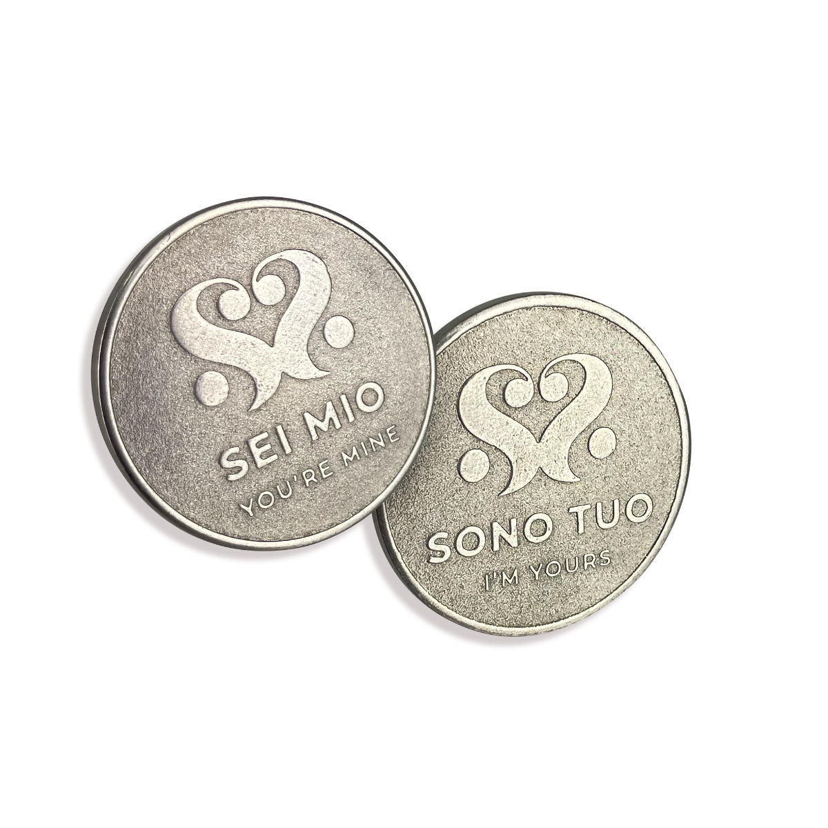 SEI MIO / SONO TUO – Stainless Steel Coin