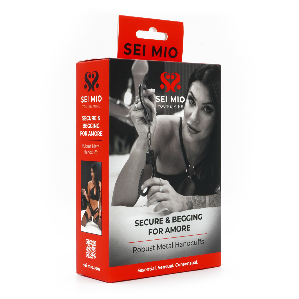 SEI MIO - Secure and Begging for Amore - Robust Metal Handcuffs