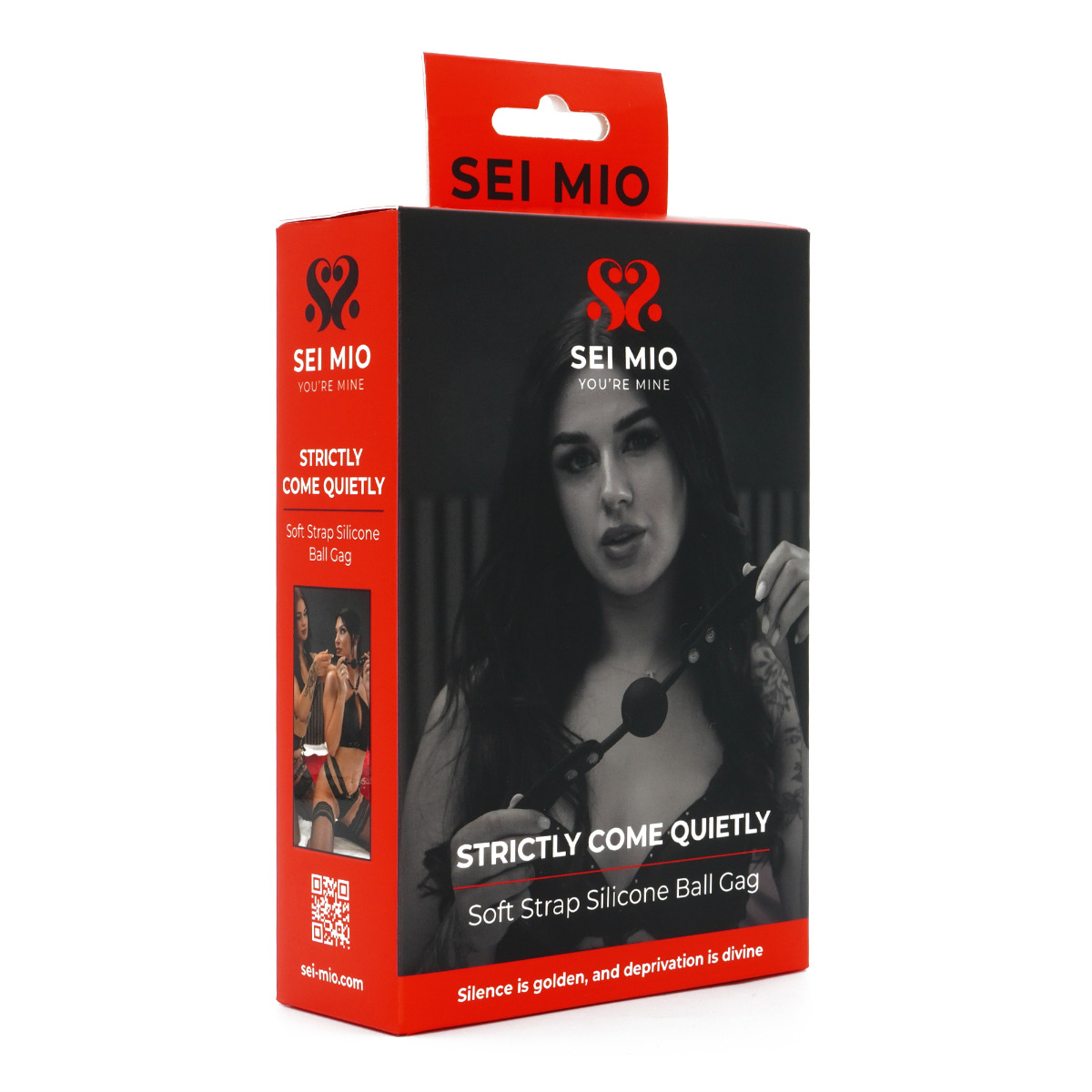 SEI MIO - Strictly Come Quietly - Soft Strap Silicone Ball Gag