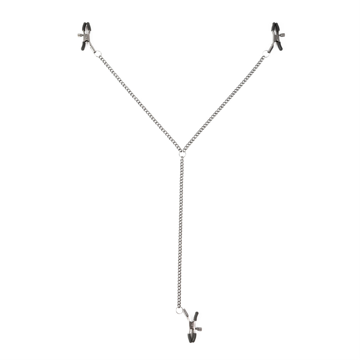 SEI MIO – Triple Tease – Adjustable Nipple and Clit Clamp Set