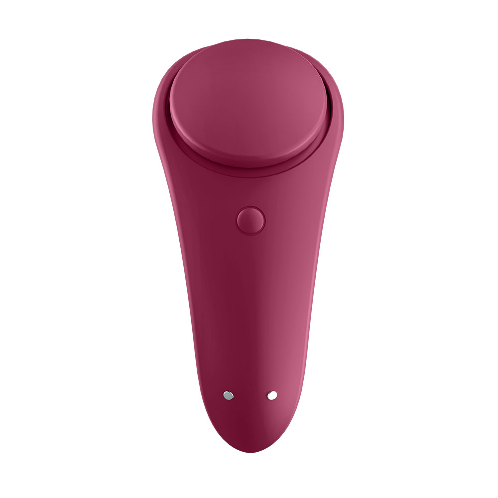 Satisfyer App Enabled Sexy Secret Panty Vibrator – Wine Red