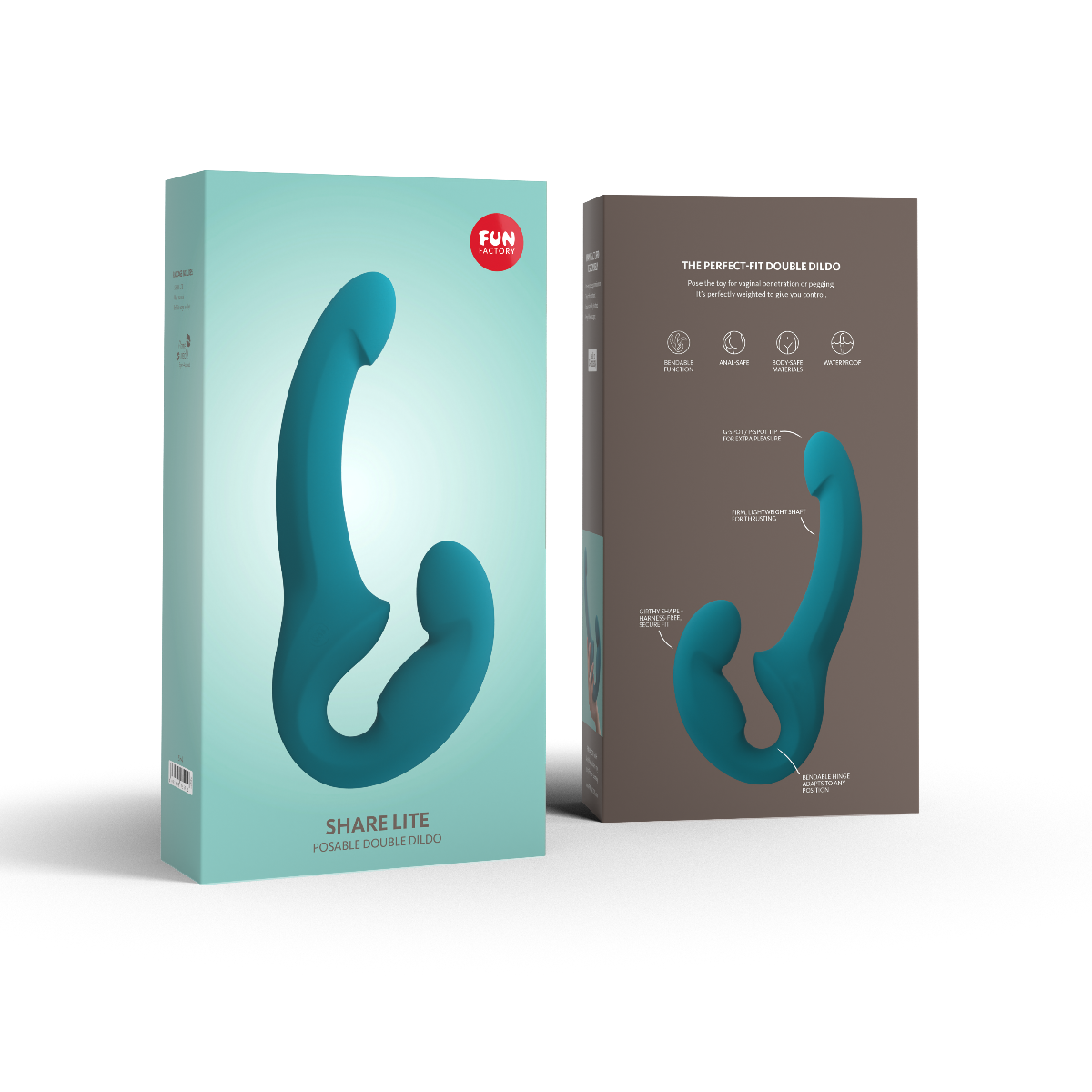 Fun Factory Share Lite Double Dildo – Deep Sea Blue