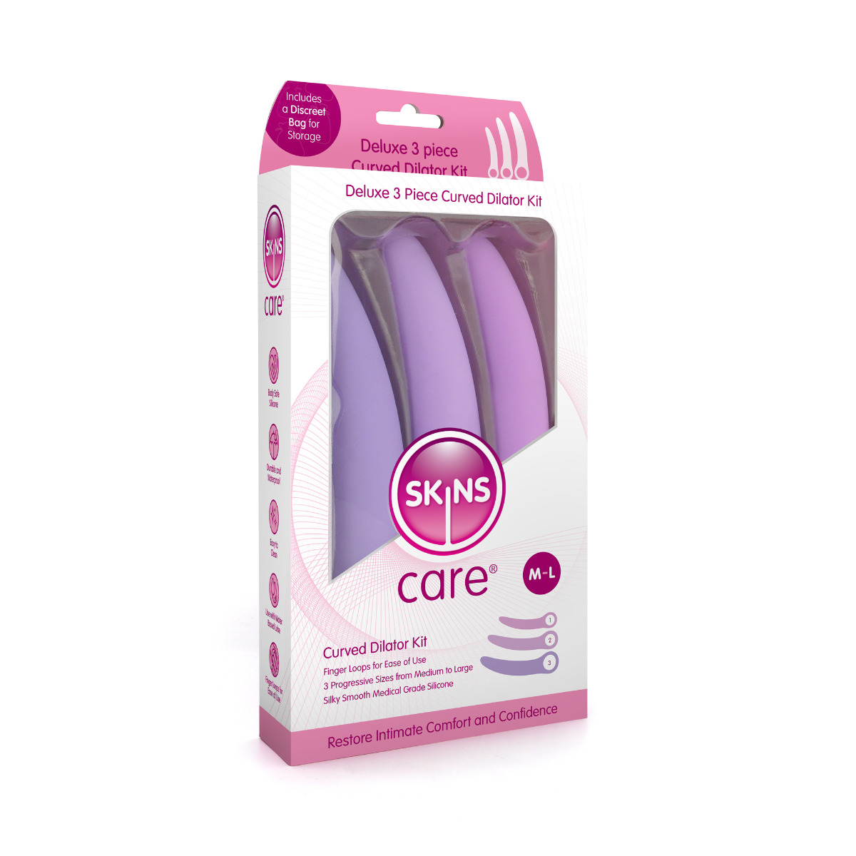 Skins Care - Curved Dilators - 3pc Set (Medium - Large)