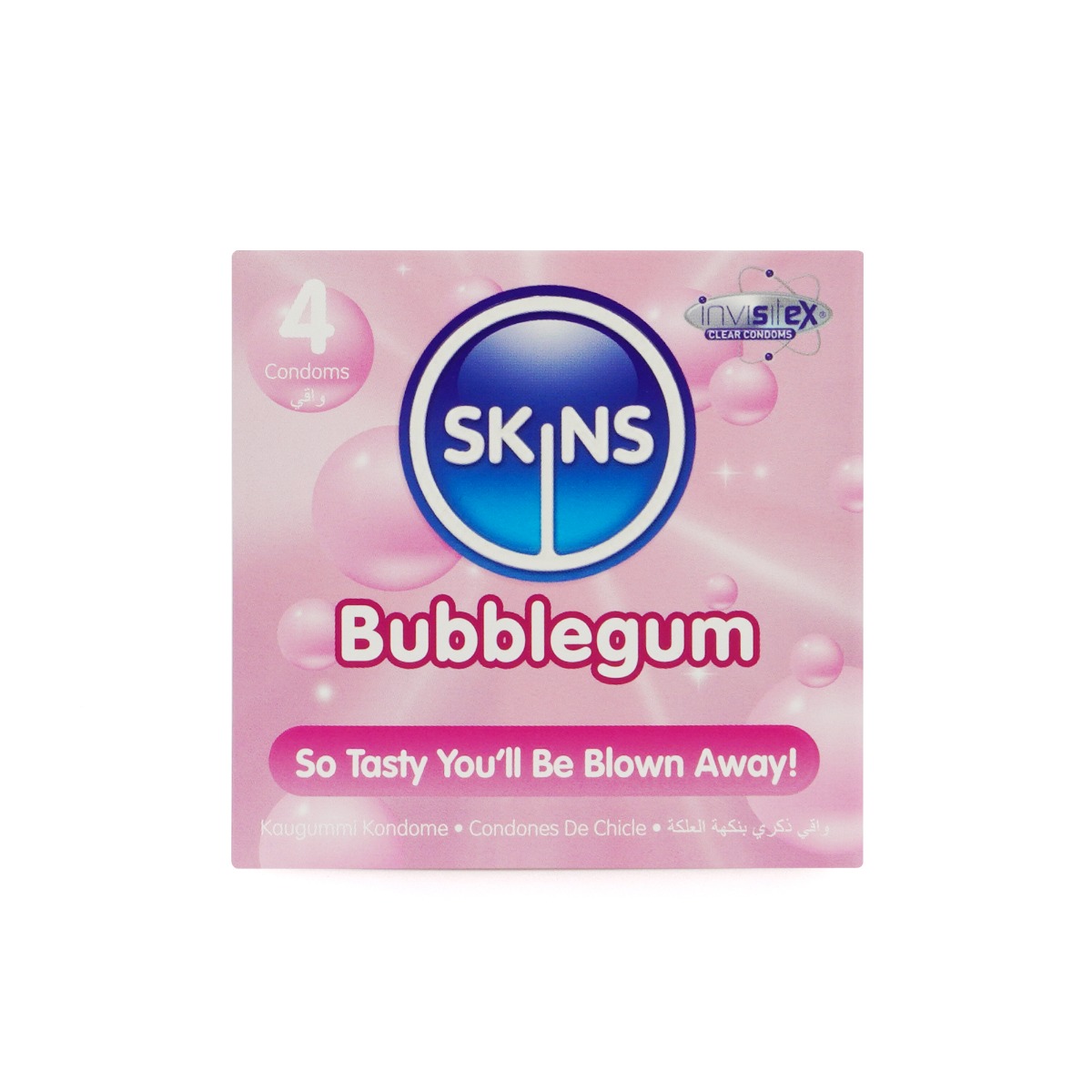 Skins Condoms Bubblegum 4 Pack