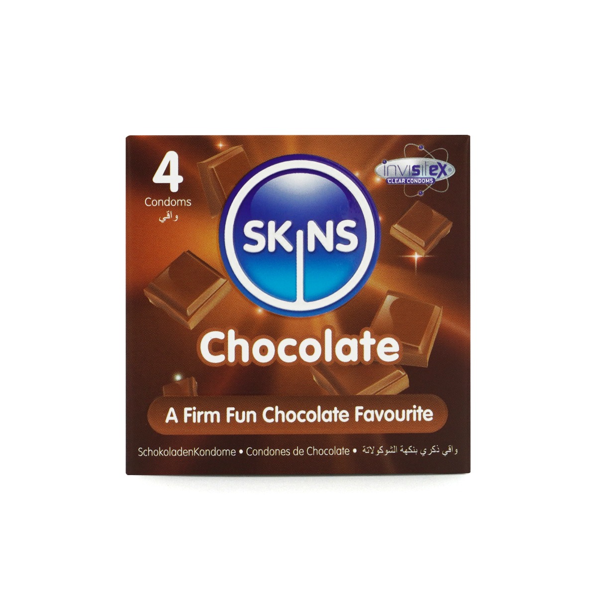 Skins Condoms Chocolate 4 Pack