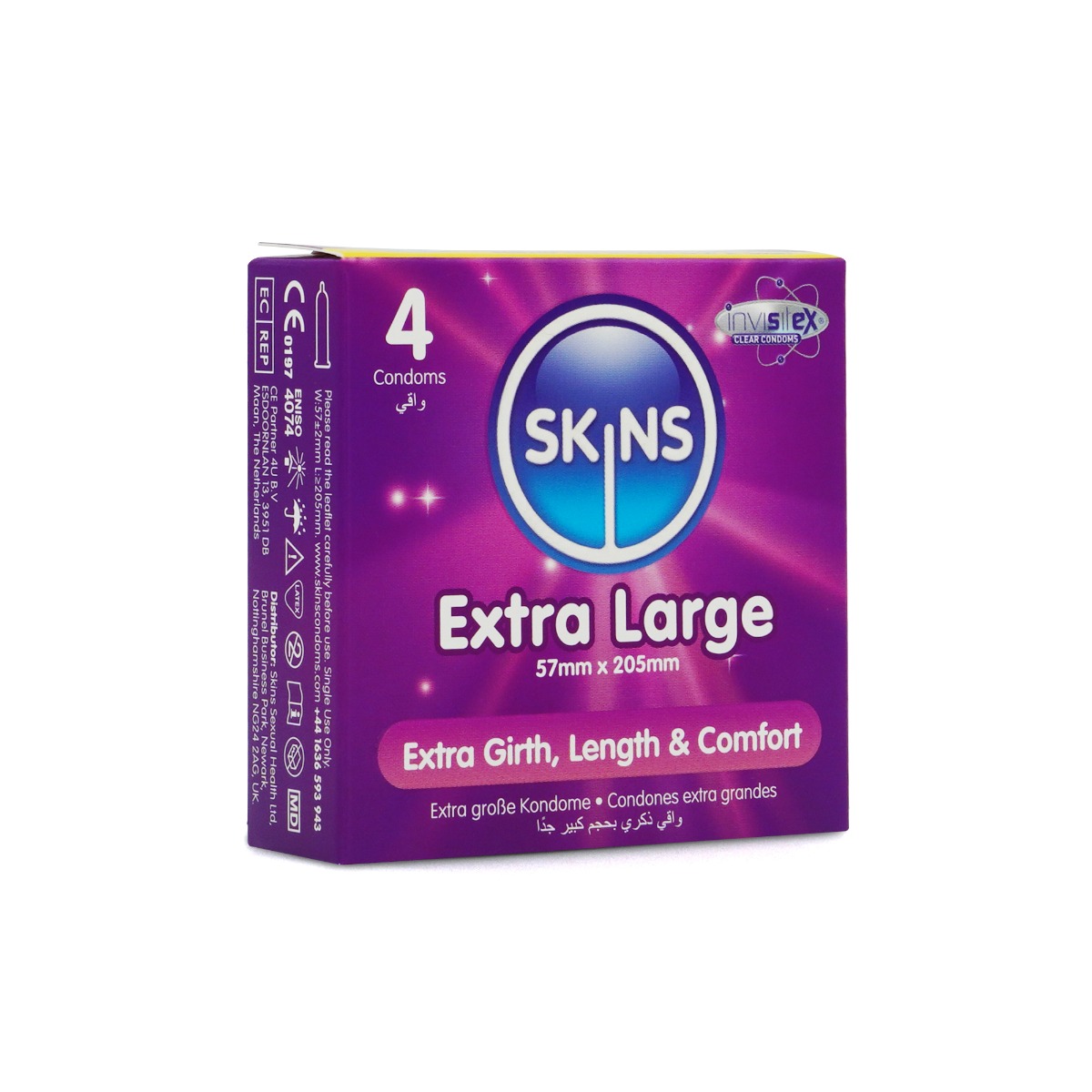 Skins Condoms Extra Large 4 Pack