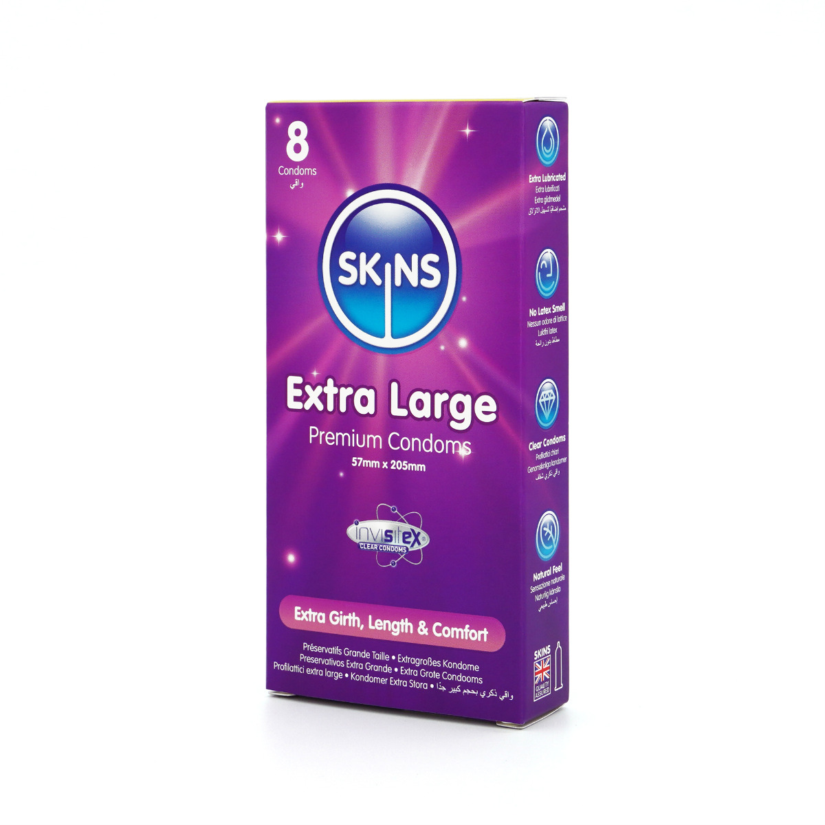 Skins Condoms Extra Large 8 Pack
