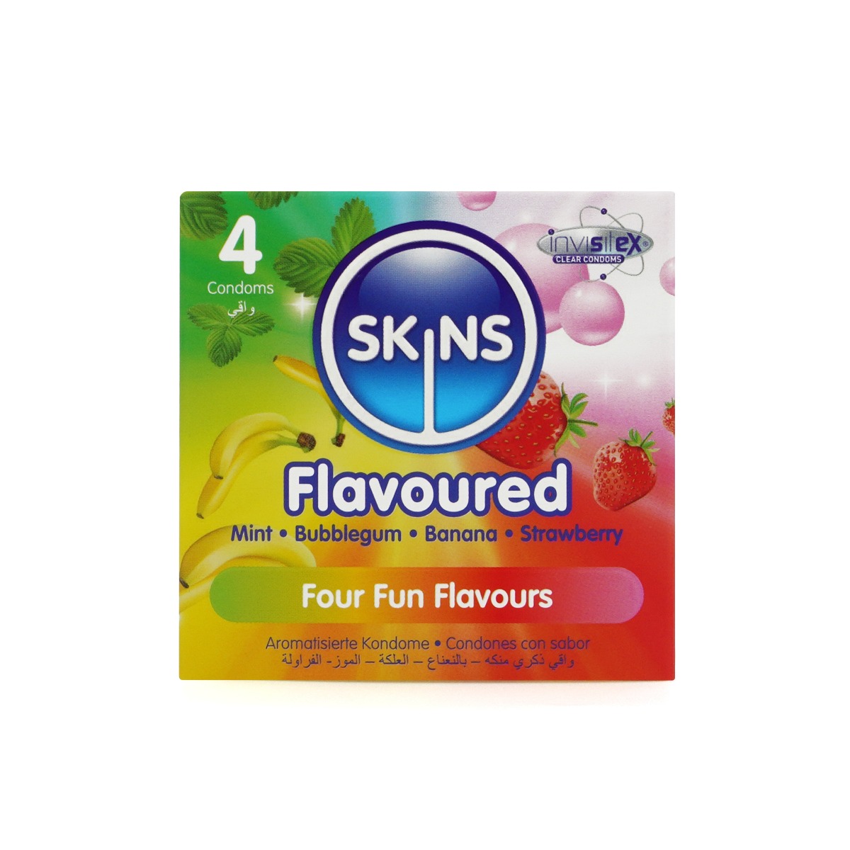 Skins Condoms Flavours 4 Pack