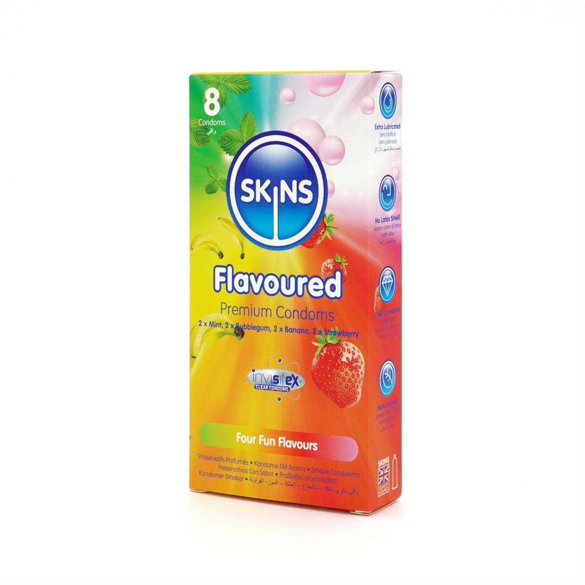 Skins Condoms Flavours 8 Pack