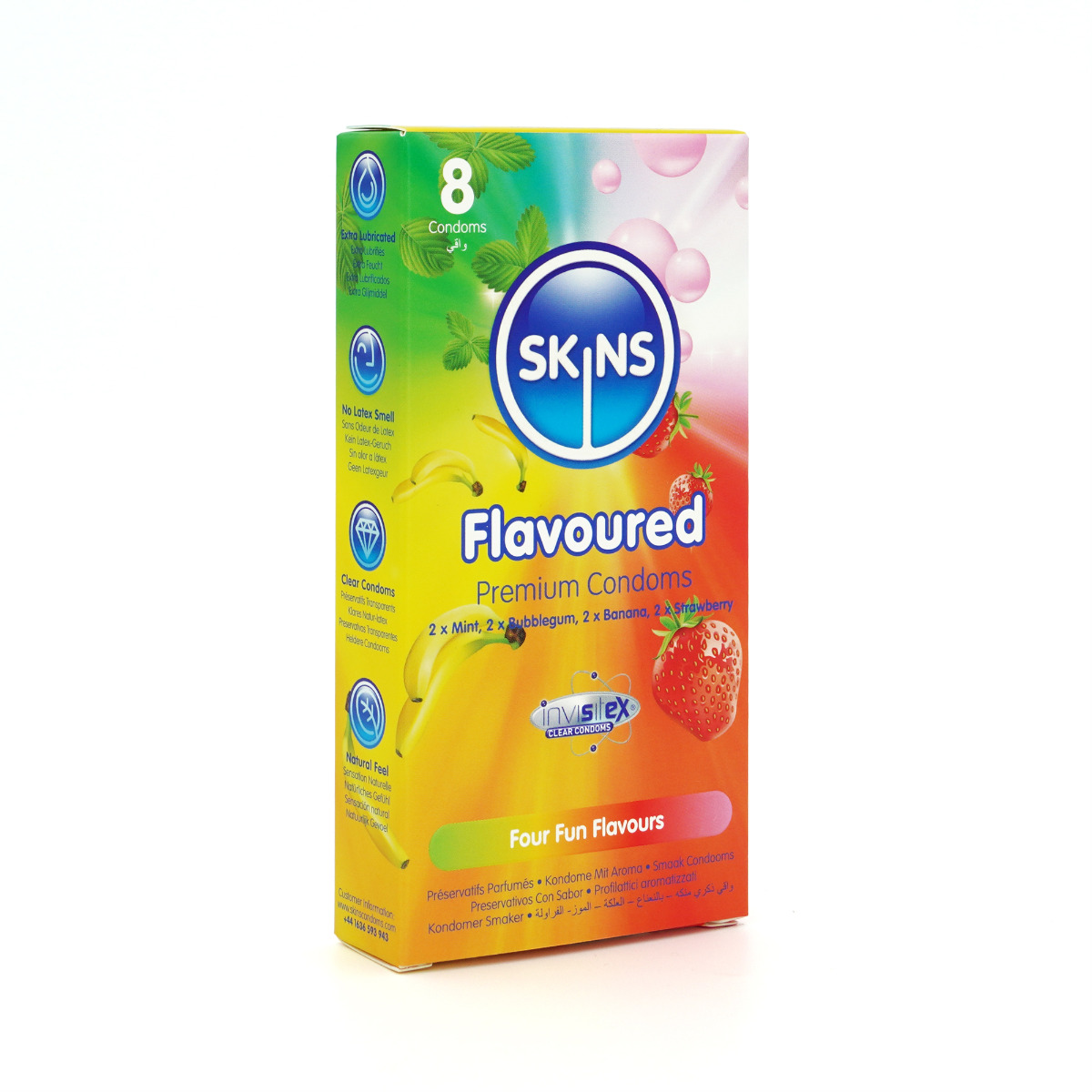 Skins Condoms Flavours 8 Pack