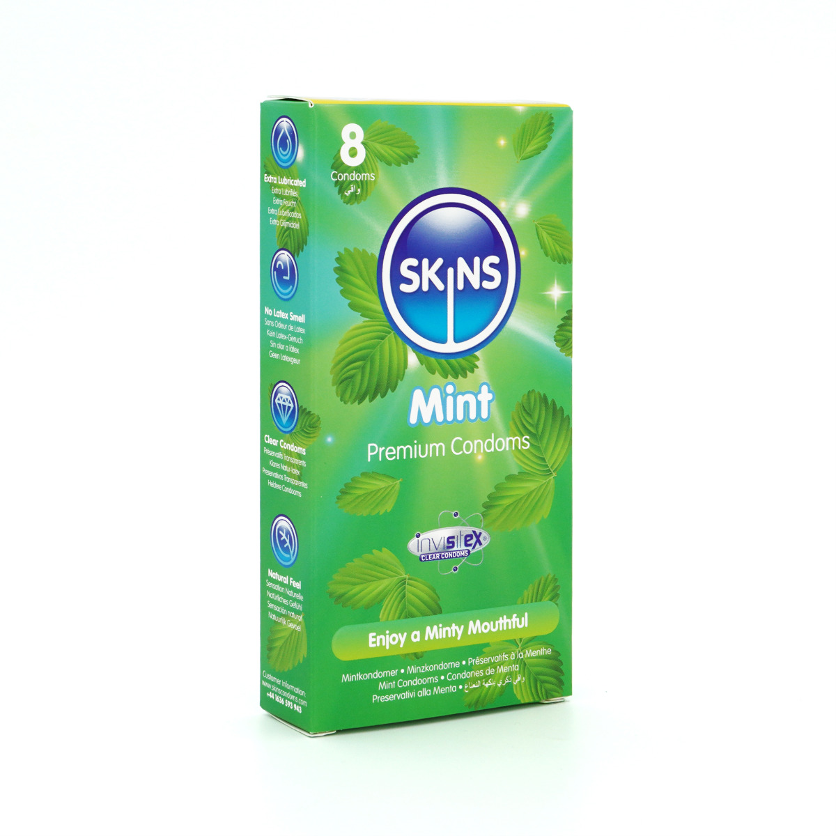 Skins Condoms Mint 8 Pack