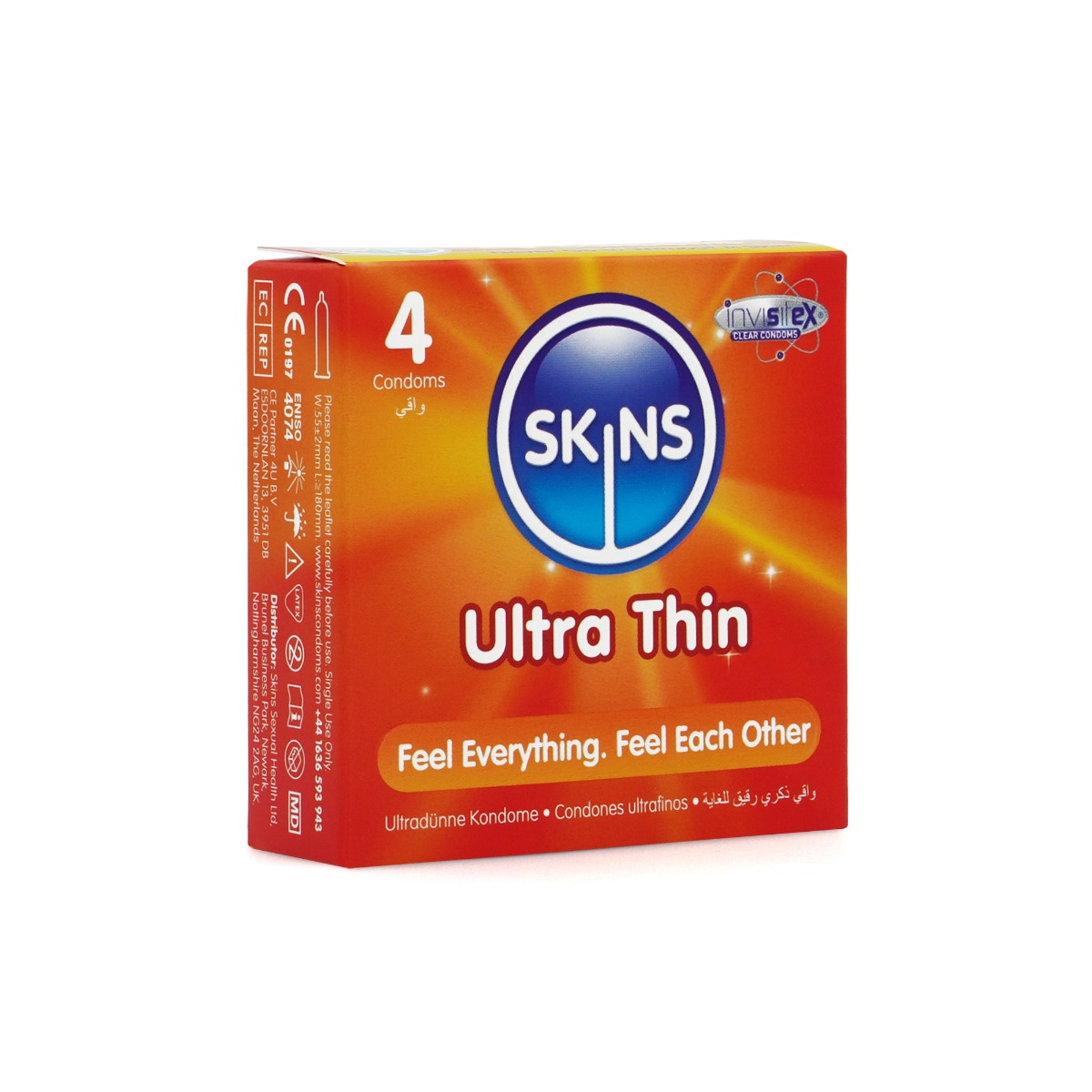 Skins Condoms Ultra Thin 4 Pack
