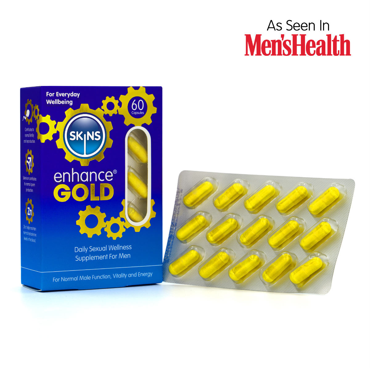 Skins Enhance Gold Pill – 60 Pack