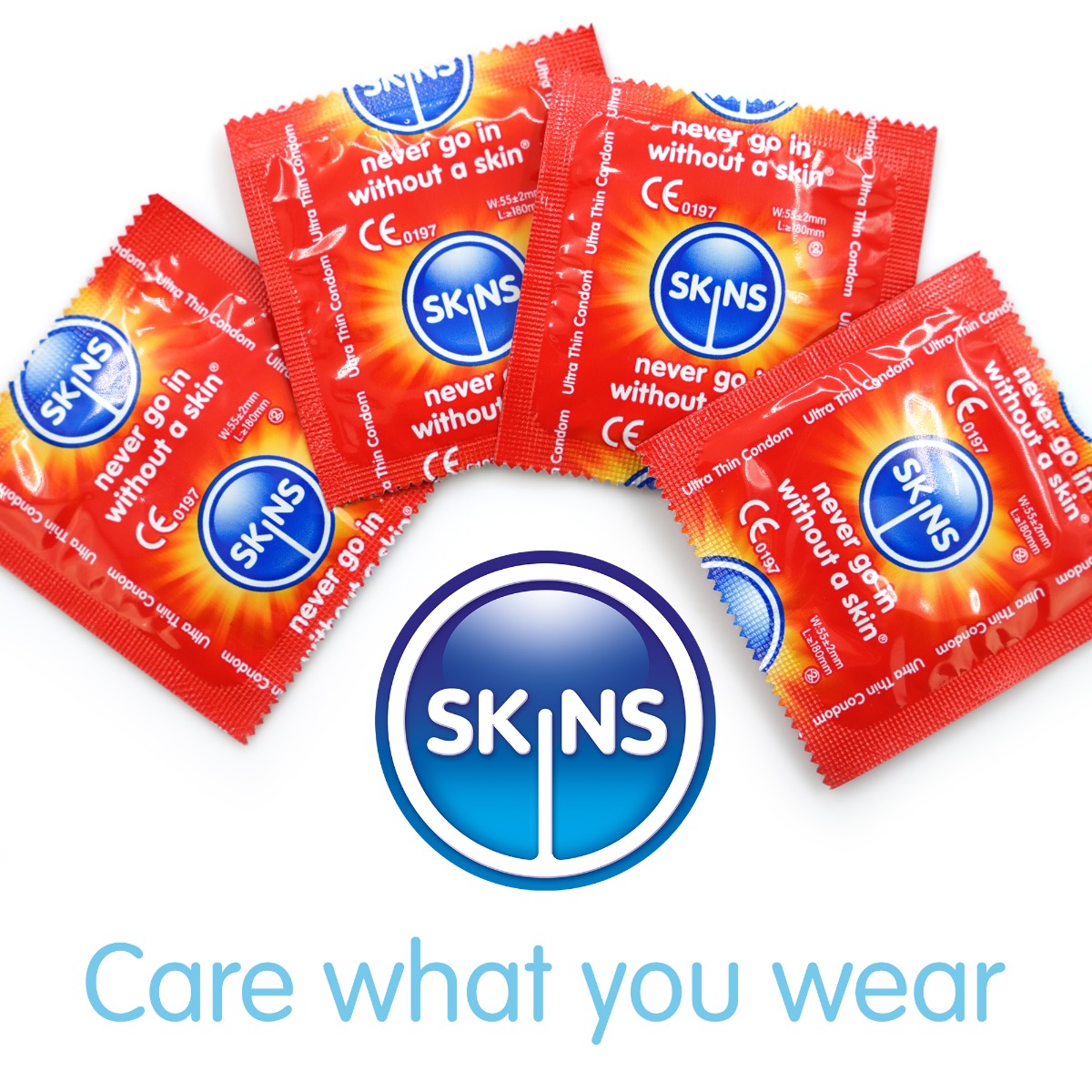 Skins Condoms Ultra Thin FOIL (BAG 500)