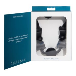 Sportsheets Sincerely Bow Tie Faux Leather Silicone Ball Gag