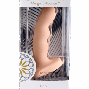 Sportsheets Merge Collection - Ren - 6" Solid Silicone G-Spot Dildo