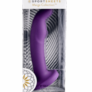 Sportsheets Merge Collection - Astil - 8" Solid Silicone G-Spot Dildo