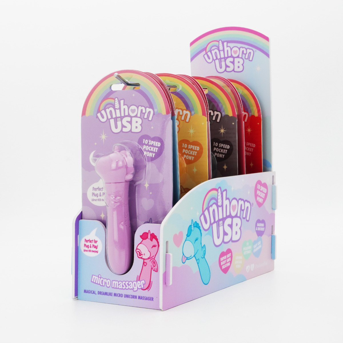 Unihorn USB POS  – Till Side Display (Structured / Foam – Holds 6pcs)
