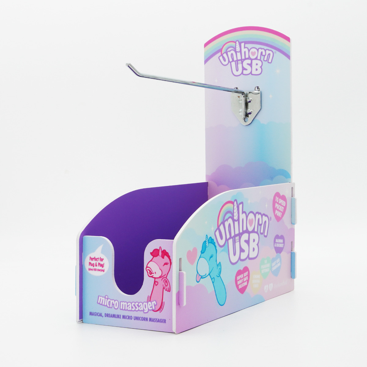 Unihorn USB POS  – Till Side Display (Structured / Foam – Holds 6pcs)