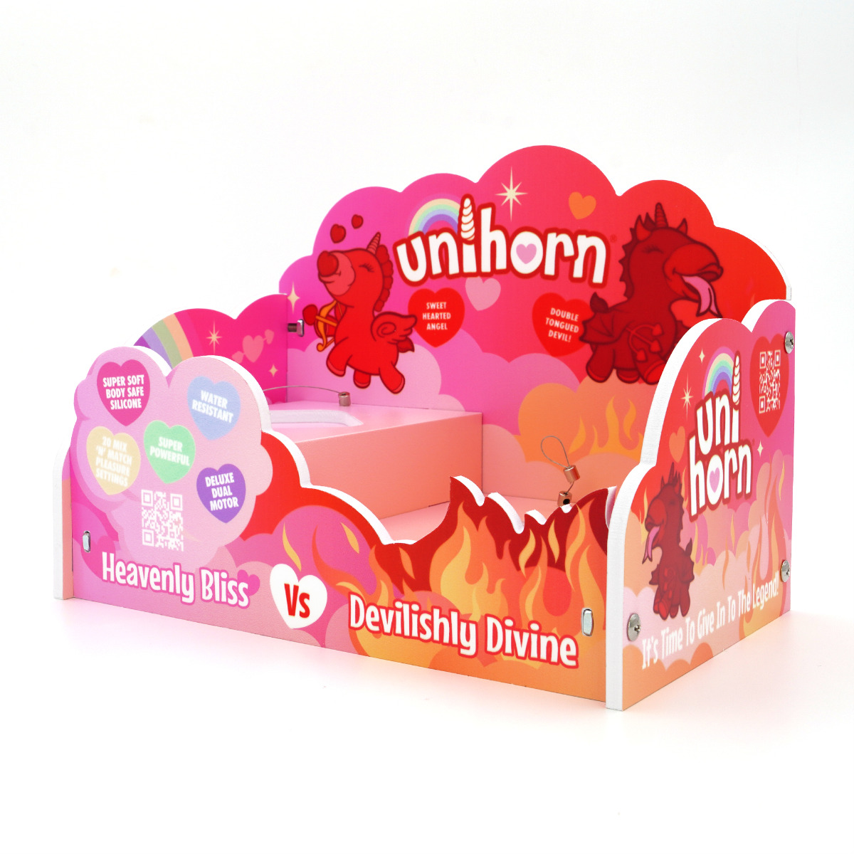 Unihorn POS Display – Cupid’s Beau & Blaze Diablo