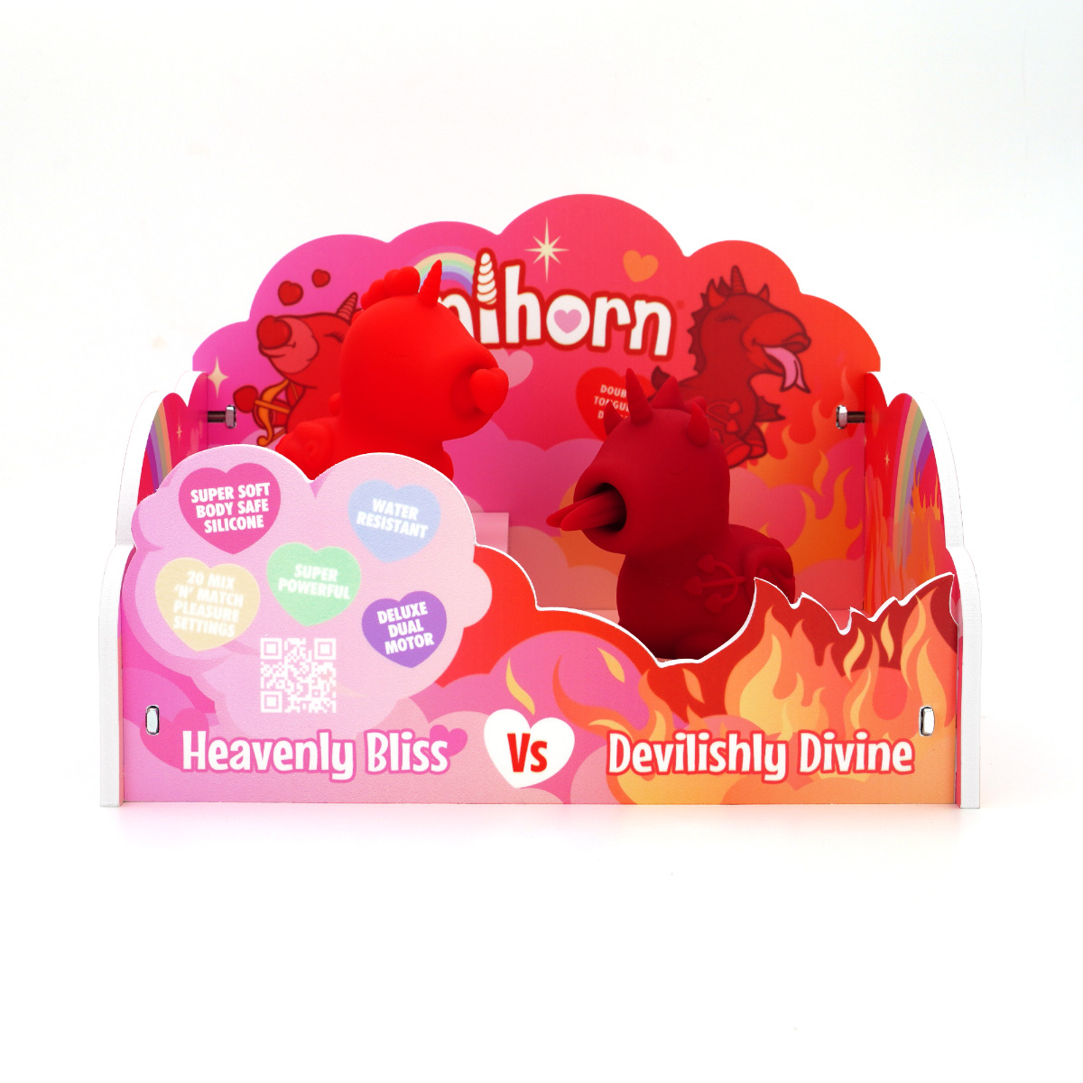Unihorn POS Display - Cupid's Beau & Blaze Diablo