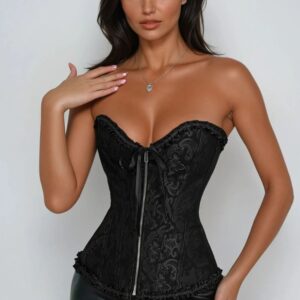 YesX YX896 Vintage Corset Style Black